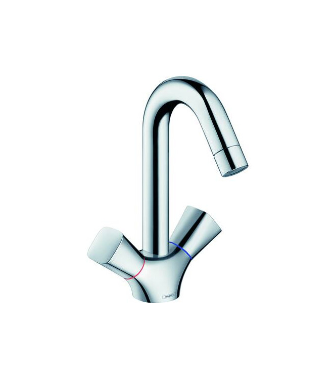 71221 LOGIS MISCELATORE LAVABO 150 2MAN. S/SALTERELLO CROMO