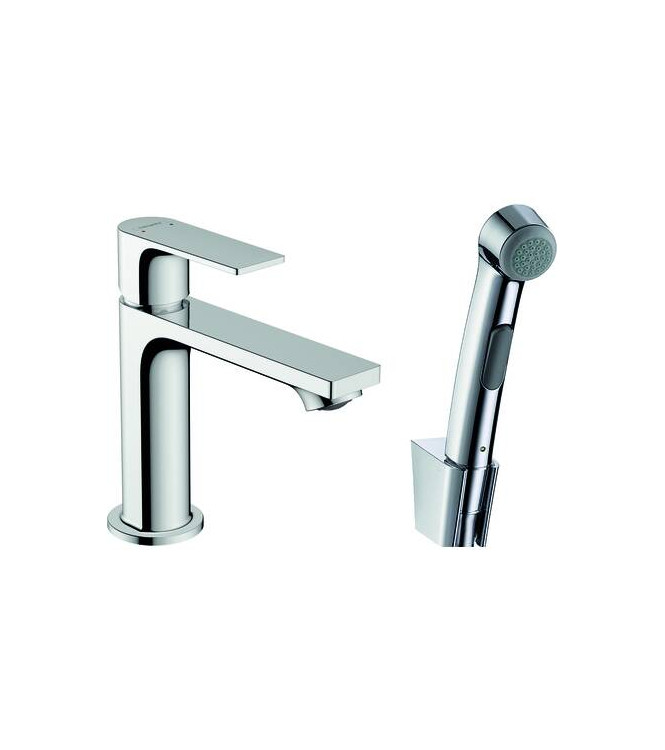 72216 REBRIS E SINGLE-LEVER BASIN MIXER W/BIDET VALVE CHROME