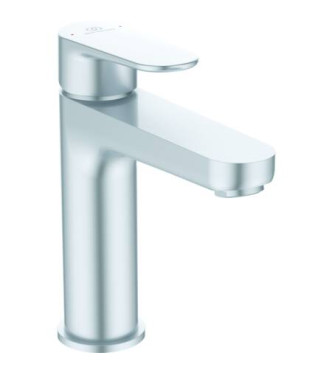 Ideal Standard Cerafine O basin mixer with click-clack waste - Matt Silver