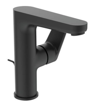 Miscelatore lavabo Ideal Standard Cerafine O con leva laterale - Nero  