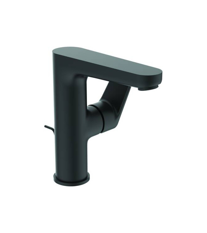 Miscelatore lavabo Ideal Standard Cerafine O con leva laterale - Nero  