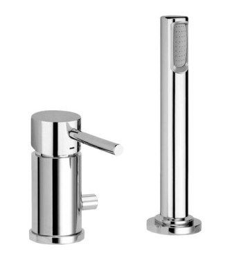 PAFFONI LIG041L LIGHT MISCELATORE BORDO VASCA 2 FORI CROMATO