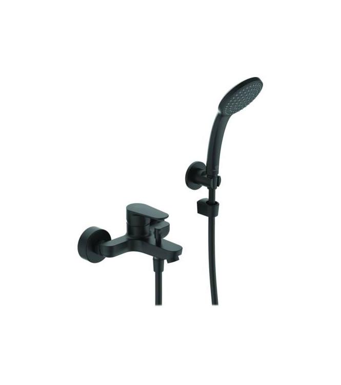 Ideal Standard Cerafine O external bath-shower mixer with accessories - Black