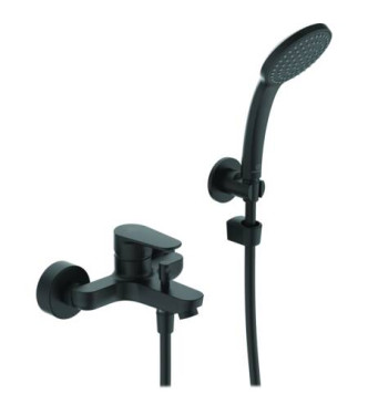 Miscelatore esterno vasca-doccia Ideal Standard Cerafine O con accessori - Nero  
