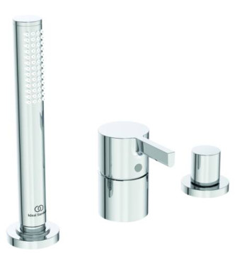 Gruppo vasca-doccia esterno Ideal Standard Cerafine O con deviatore - Cromo  