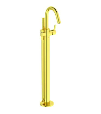 Miscelatore vasca-doccia freestanding Ideal Standard Joy con accessori - Brushed Gold  