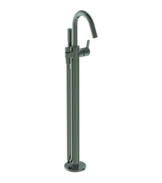 Ideal Standard Joy freestanding bathtub-shower mixer with accessories - Grey
