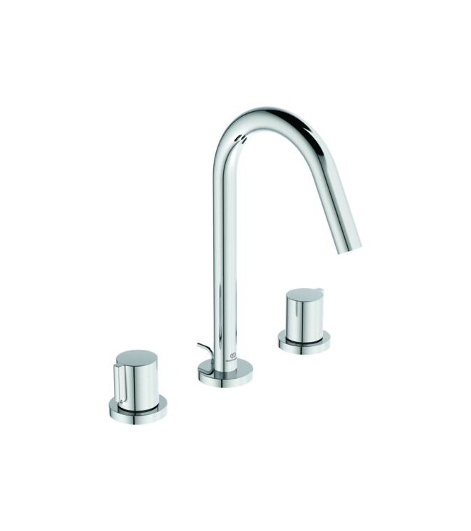 Miscelatore lavabo 3 fori Ideal Standard Joy con scarico 5L - Cromo  