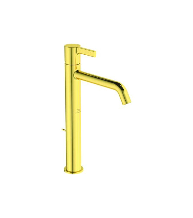 Miscelatore lavabo monoforo a vessel Ideal Standard Joy con scarico 5L - Brushed Gold  