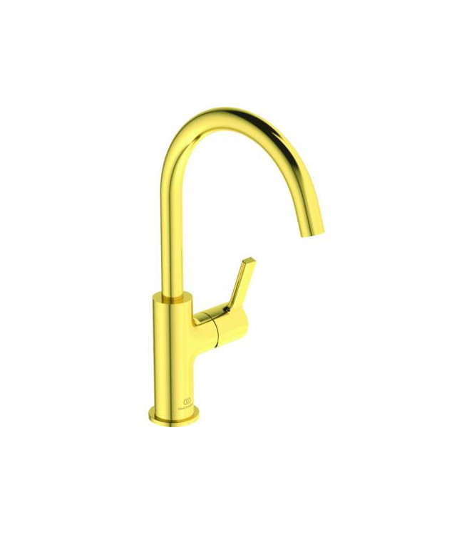 Ideal Standard Joy high spout basin mixer without waste 5L - Brushed Gold