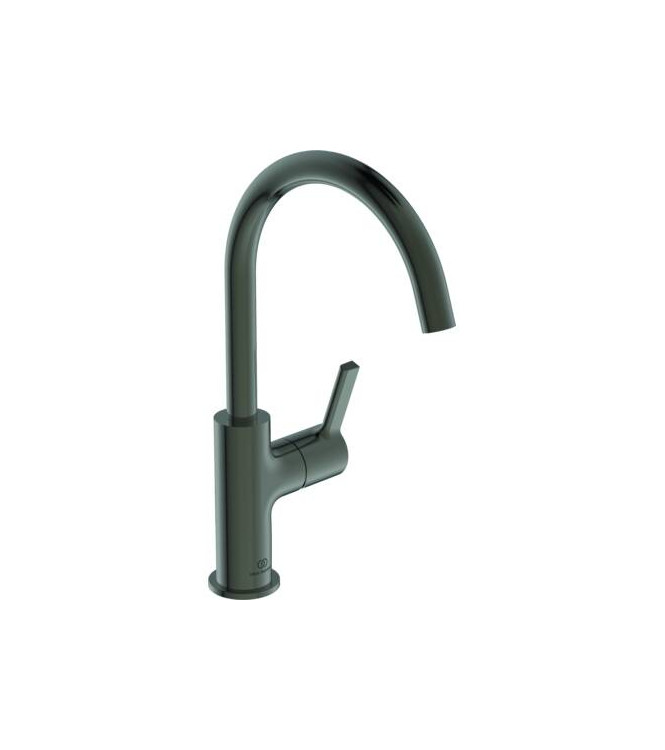 Ideal Standard Joy high spout basin mixer without waste 5L - Magnetic Grey