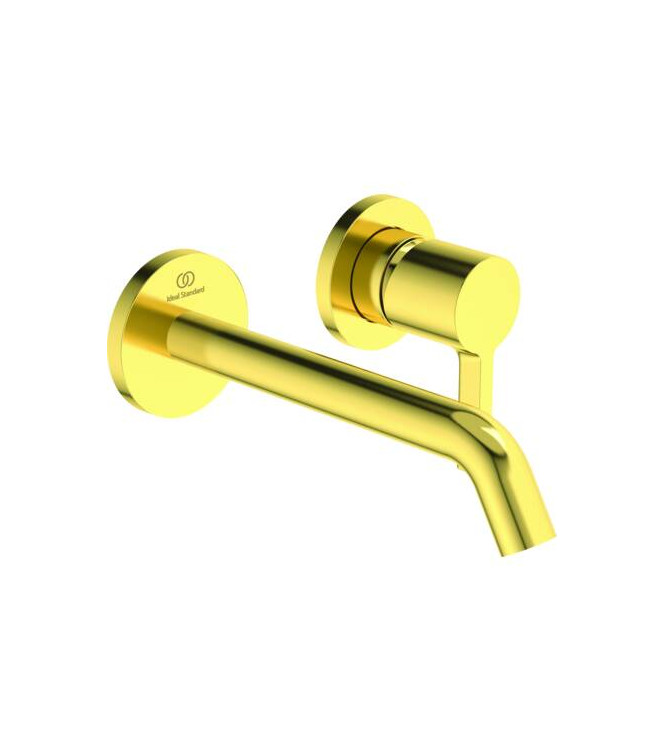 Miscelatore lavabo da incasso Ideal Standard Joy con bocca 180 mm - Brushed Gold