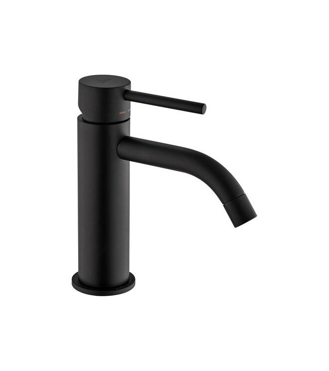 PAFFONI LIG071 LIGHT SINGLE LEVER BASIN MIXER MATT BLACK