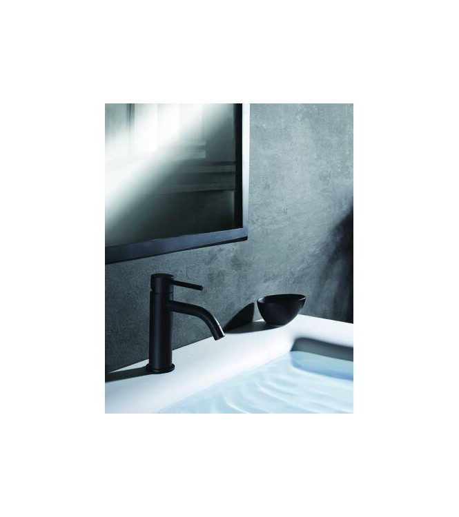 PAFFONI LIG071 LIGHT SINGLE LEVER BASIN MIXER MATT BLACK