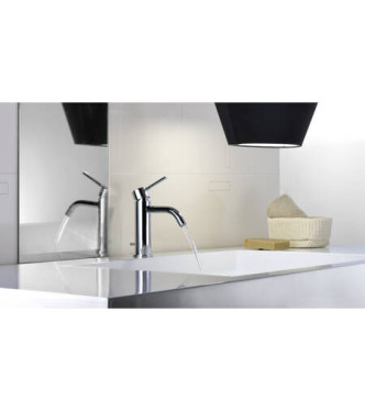 PAFFONI LIG075 LIGHT WASHBASIN MIXER with ø1.1/4" CHROMED waste