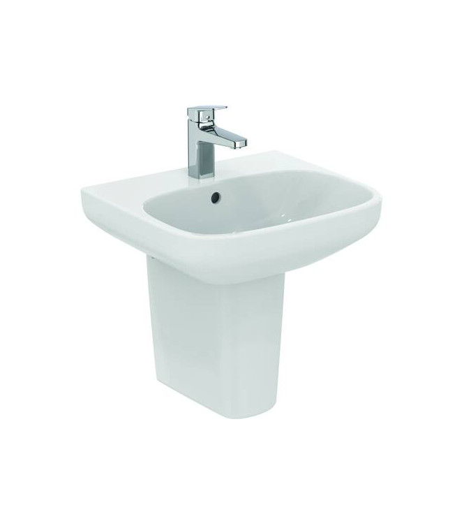 Ideal Standard i.life A 50 cm wall-hung or countertop washbasin - glossy white