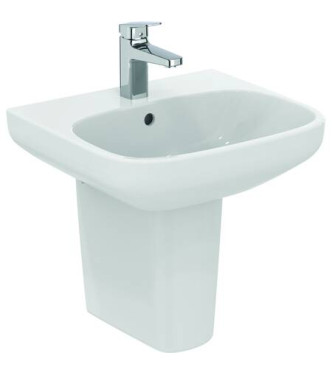 Ideal Standard i.life A 50 cm wall-hung or countertop washbasin - glossy white