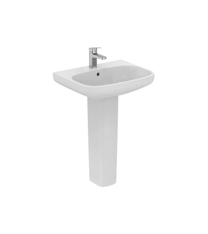 Ideal Standard i.life A 60 cm wall-hung or countertop washbasin - glossy white