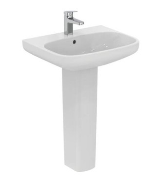 Ideal Standard i.life A 60 cm wall-hung or countertop washbasin - glossy white