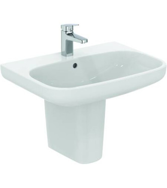 Ideal Standard i.life A 65 cm wall-hung or countertop washbasin - glossy white