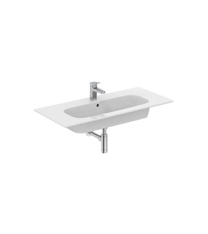 Ideal Standard i.life A 104 cm top washbasin - Glossy white