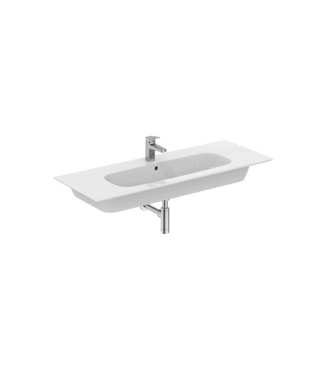Ideal Standard i.life A 124 cm top washbasin - Glossy white