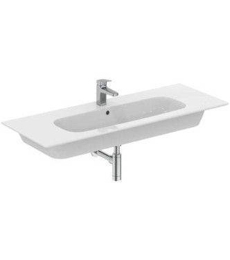 Ideal Standard i.life A 124 cm top washbasin - Glossy white