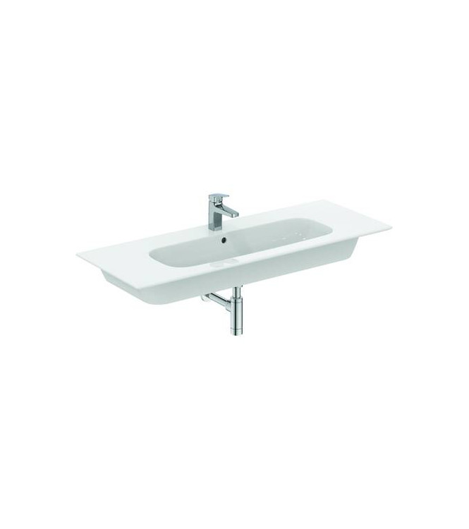 Ideal Standard i.life A 124 cm top washbasin - Glossy white