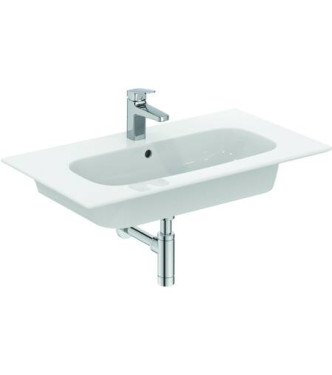 Ideal Standard i.life A 84 cm washbasin top - Glossy white