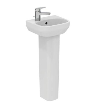 Lavamani Ideal Standard i.life A 35 cm con foro sinistro - Bianco lucido