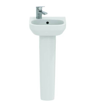 Lavamani Ideal Standard i.life A 35 cm con foro sinistro - Bianco lucido