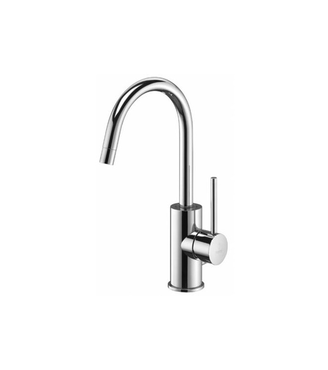 PAFFONI LIG077 LIGHT WASHBASIN MIXER with ø1.1/4" SLOPING TAP ø18 CHROME