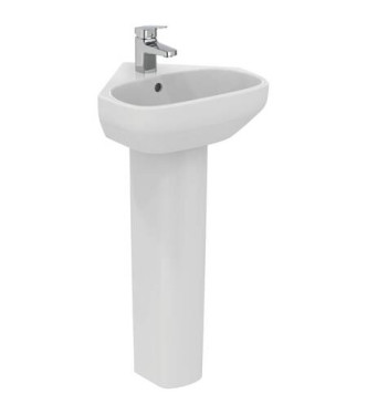 Ideal Standard i.life A 45 cm corner hand basin - gloss white