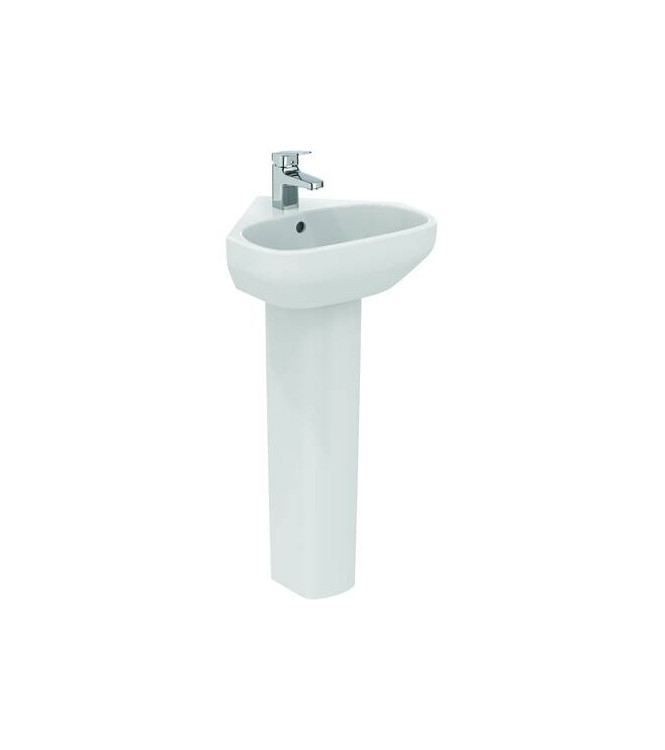 Lavamani angolare Ideal Standard i.life A 45 cm - Bianco lucido