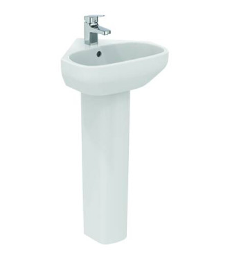 Lavamani angolare Ideal Standard i.life A 45 cm - Bianco lucido