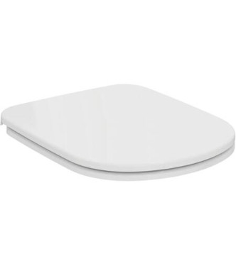 Ideal Standard i.life A WC seat for floor-standing WC - polished white