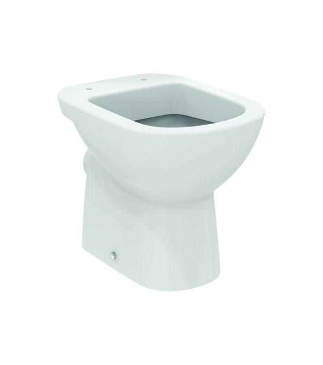 Ideal Standard i.life A free-standing wall-mounted toilet with horizontal outlet - White