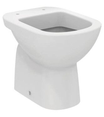 Ideal Standard i.life A free-standing wall-mounted toilet with vertical outlet - White