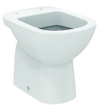 Ideal Standard i.life A free-standing wall-mounted toilet with vertical outlet - White