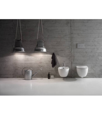 4ALL Wall-hung bidet 48x37 H.27cm - Matt black