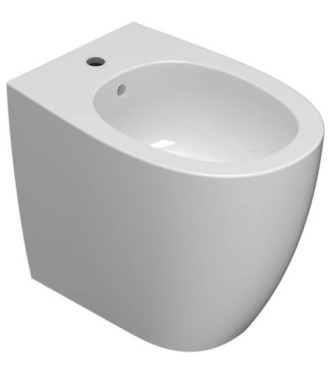 4ALL Bidet a terra 54x36 H.43cm - Bianco lucido