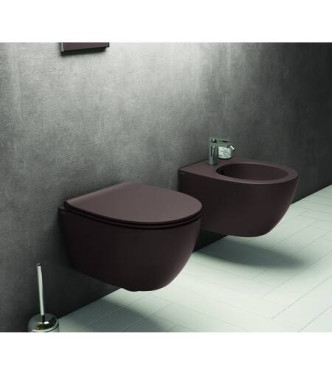 4ALL Bidet a terra 54x36 H.43cm - Nero opaco
