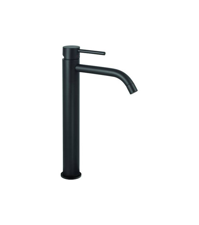 PAFFONI LIG081 LIGHT EXTENDED BASIN MIXER MATT BLACK