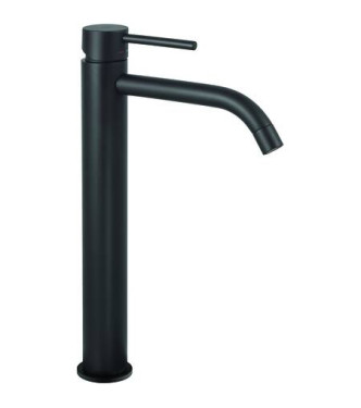 PAFFONI LIG081 LIGHT MISCELATORE LAVABO PROLUNGATO NERO OPACO