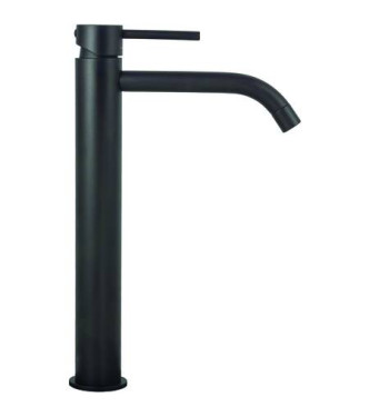 PAFFONI LIG081 LIGHT MISCELATORE LAVABO PROLUNGATO NERO OPACO