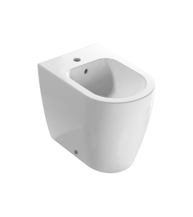MODE Bidet a terra 53x34 H.43cm - Bianco lucido