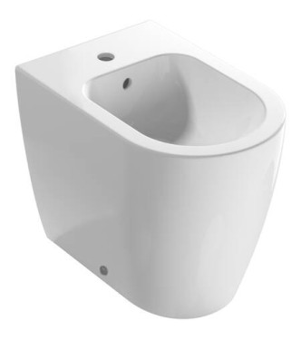 MODE Bidet a terra 53x34 H.43cm - Bianco lucido