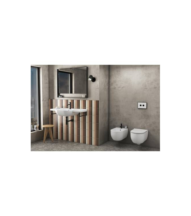 MODE LAVABO SOSPESO 100x49cm BIANCO LUCIDO