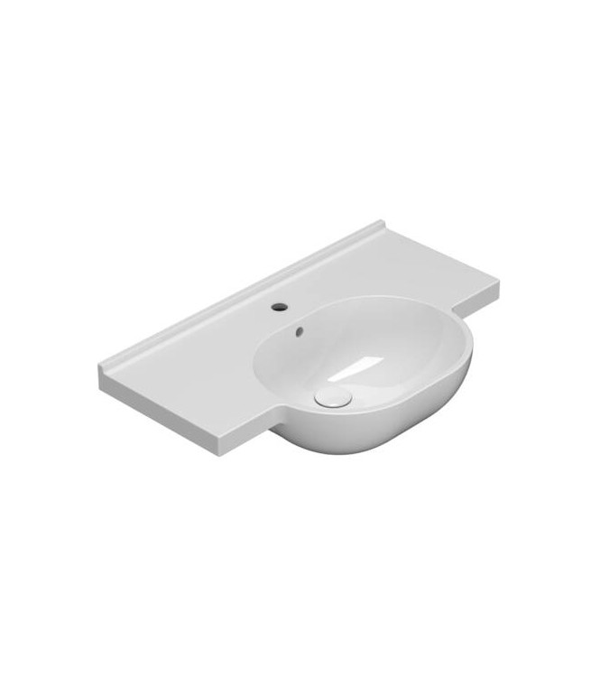 MODE LAVABO SOSPESO 80x49cm BIANCO LUCIDO