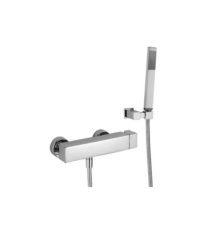 PAFFONI LEA168 LEVEL SINGLE-LEVER EXTERNAL SHOWER MIXER CHROME-PLATED
